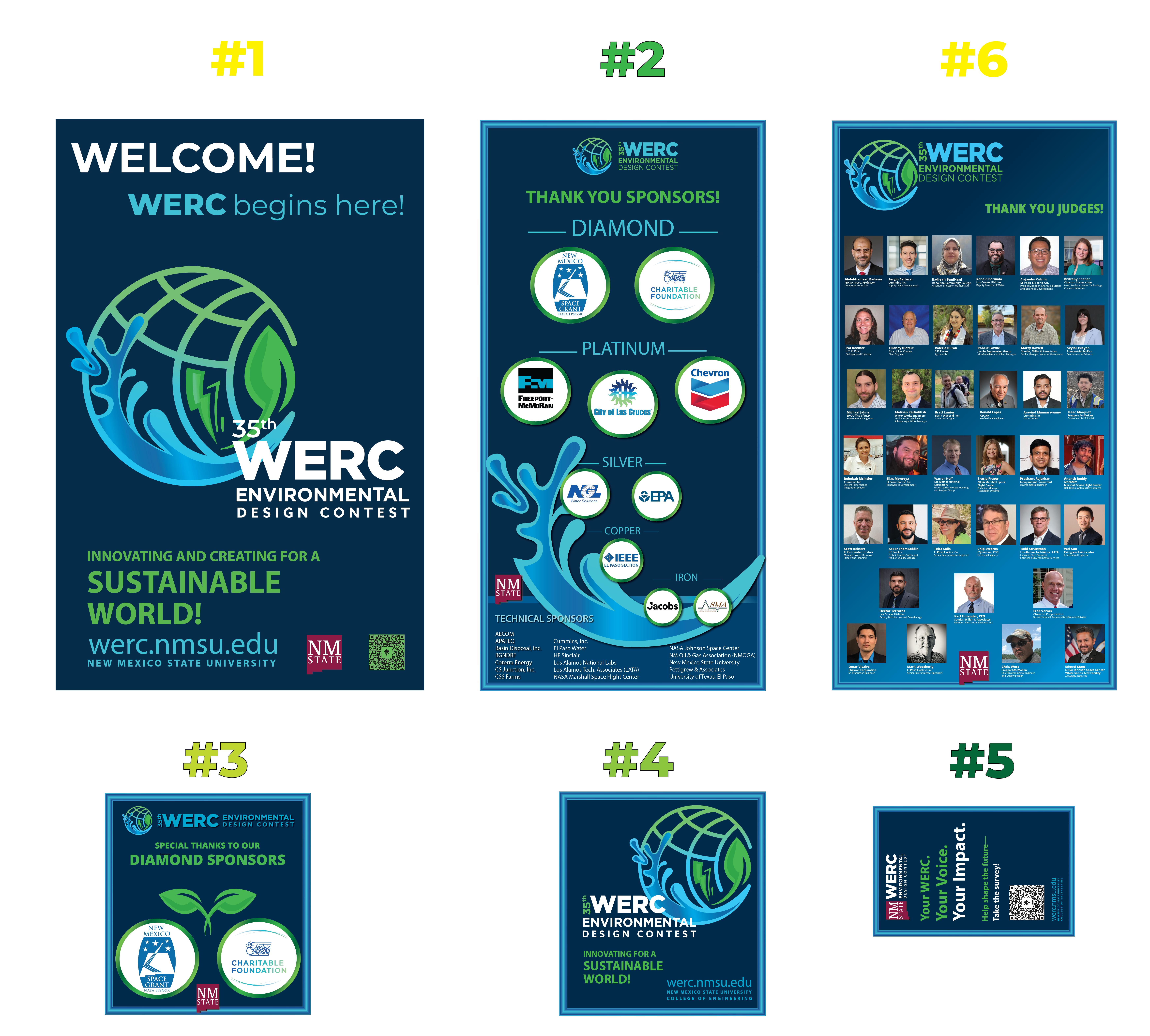 Sample Posters for 4x8 Layout