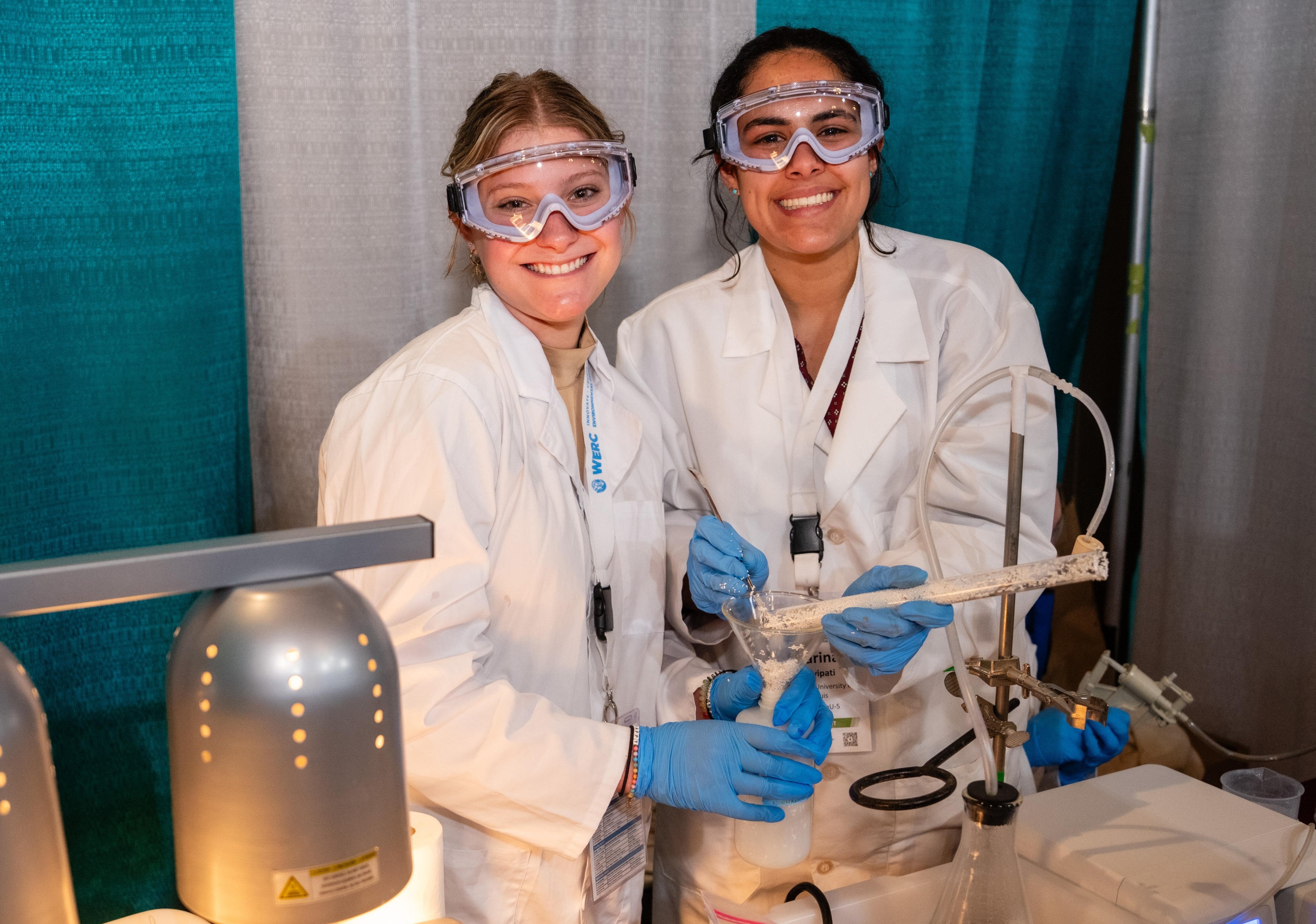 Women in lab coats