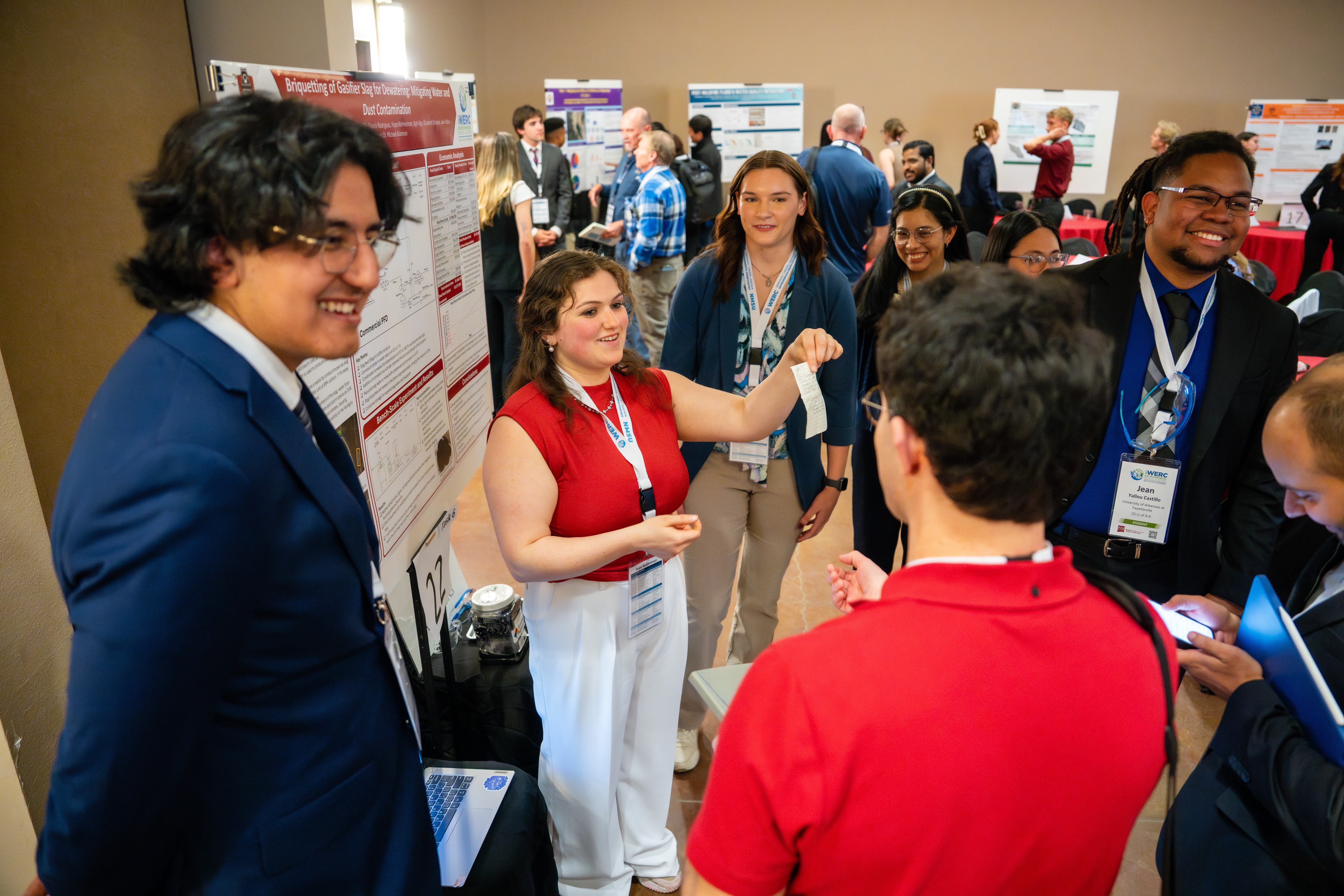 Teams in Poster Session with Judges